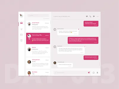 DailyUI :: 013 - Direct Messaging 013 100 day design challenge dailyui dailyui challenge dailyui::013 day013 design ui ui design