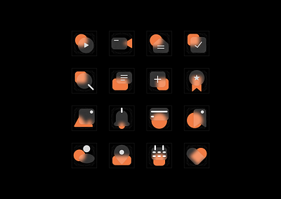 Glassmorphism Icons | True Glass Effect Icon Set figma glassmorphism graphic design icon ui ui icons vector