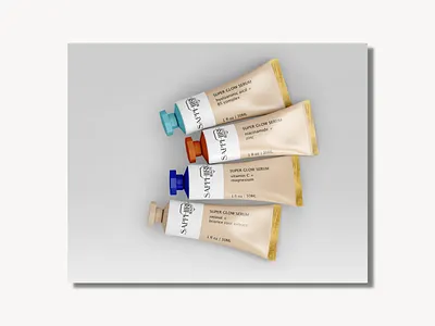 Beauty Brand Packaging Concept- Sapphire Beauty branding design graphic design mockups packaging