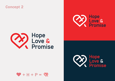 Hope Love Promise Logo Concept brand brand and identity brand design branding callbud callbud design design graphic identity logo vector