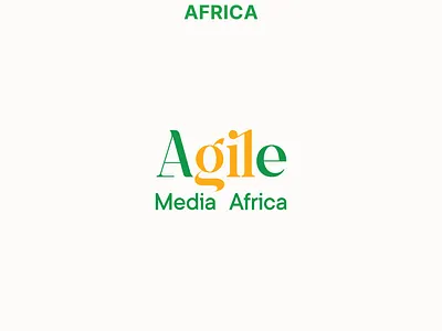 Agile Media Africa Logo Concept brand brand and identity branding callbud callbud.co design graphic identity illustration logo vector