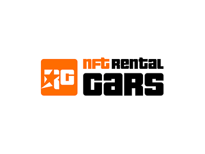 NFT Rental cars brand branding cars design font gta identity illustration letter logo logotype monogram nft orange r rental