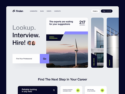 Landing Page for Recruiting Company design homepage landing landing design landing page landing page design web web design web page web site website website design