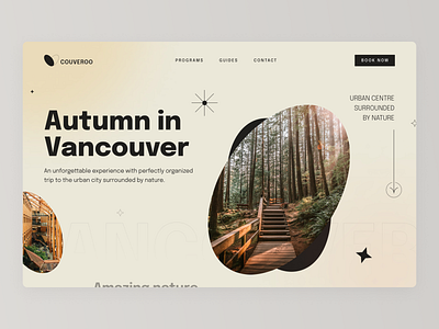 Vancouver trip app booking concept design planer travel ui ux vancover web website