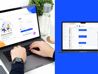 FalkonSMS App Sign In page design app branding design illustration logo minimal typography ui ux vector