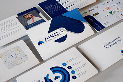 Company Profile Design for ARCA branding company profile graphic design logo pitch pitch deck power point ppt presentation ui