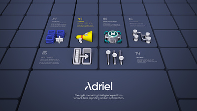 The Main Features II 3d 3ds max adriel art commercial icon illustration product identity promotion rendering ux