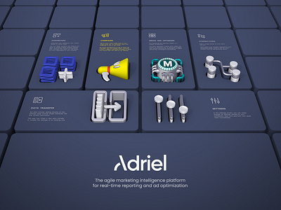 The Main Features II 3d 3ds max adriel art commercial icon illustration product identity promotion rendering ux