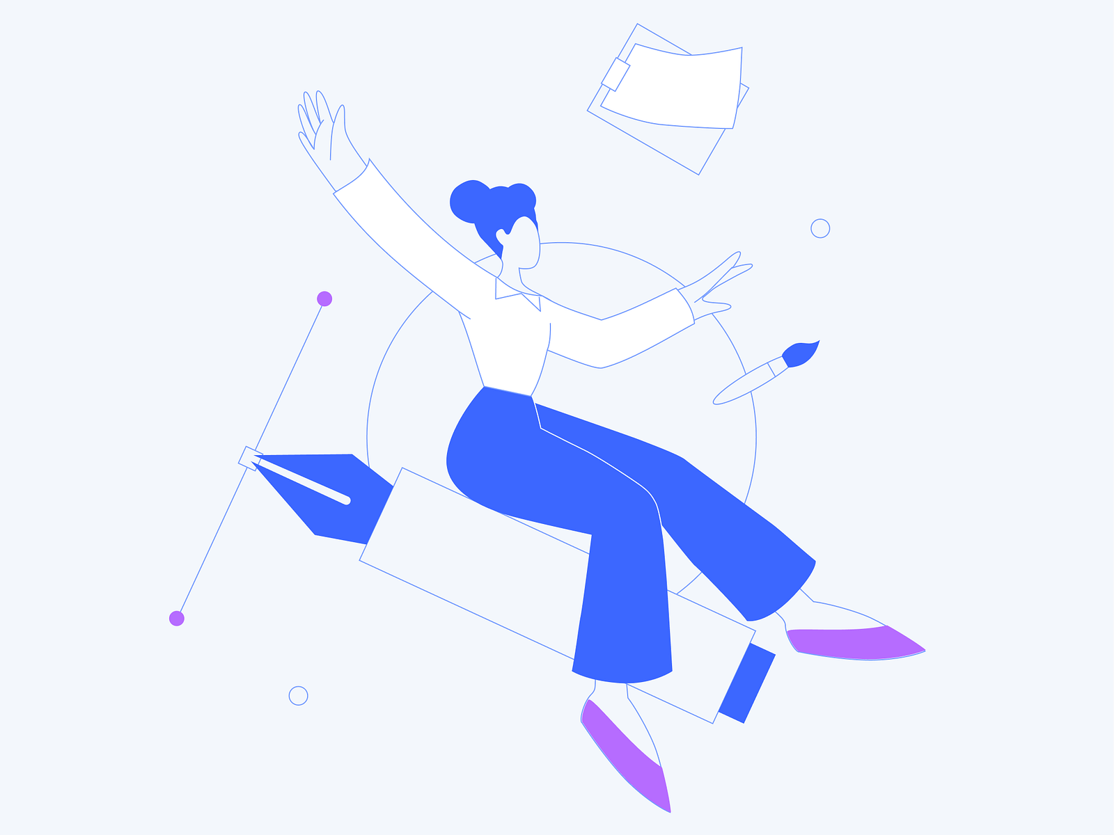 Dynamic Character Illustration – Appinio for Agencies by Vera Heilig ...