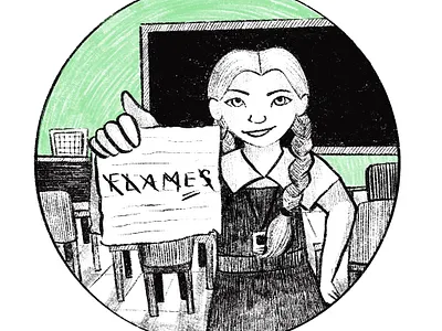 Inktober 2022 #5 Flames art childrens art childrens book childrens illustration childrensbookillustration design digital art digital illustration flat illustration illustration inktober inktober2022 inktober22 procreate procreate art