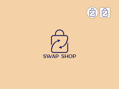 SWAP SHOP logo anbipul98 branding design design logo ecommerce logo fiverr logo icon logo logo design logoseller logotype minimal logo minimalistlogo modernlogo shop logo swap shop logo