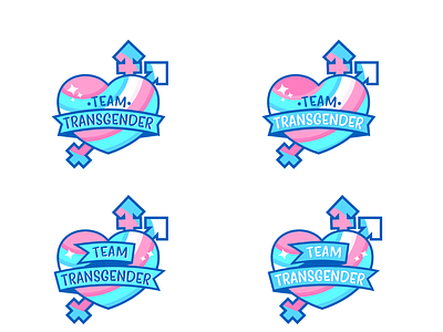 Team Transgender arrows boy colors community design girl heart logo pride proud team trans transgender