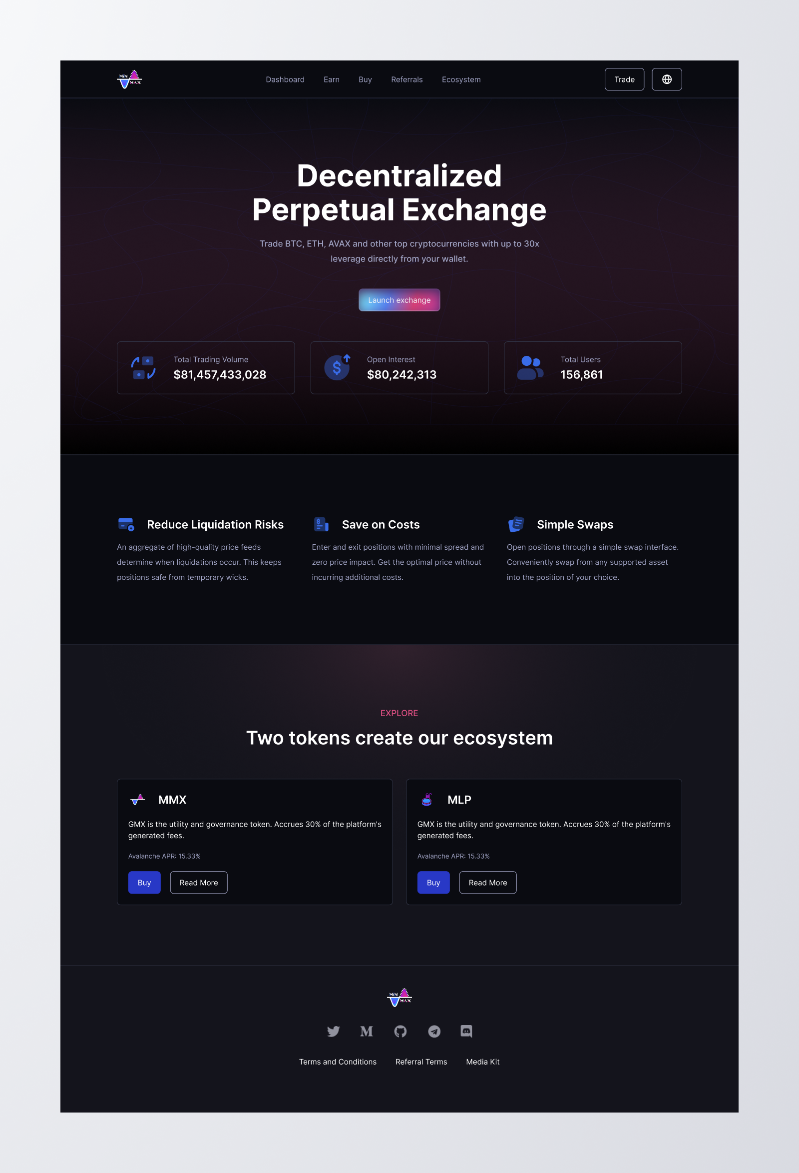 Crypto Website MMX by Željko on Dribbble