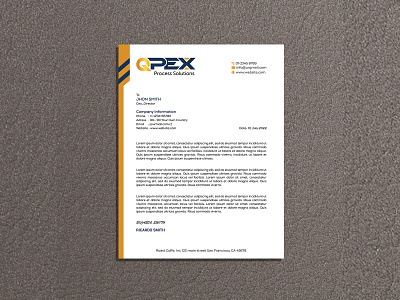 Modern Letterhead Design branding business card cards design illustration letterhead logo stationery stationery design