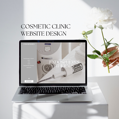 Cosmetic clinic website design design graphic design ui