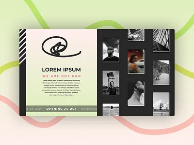 Creative Portfolio Website — Artist Showcase & Launch Promo designer showcase