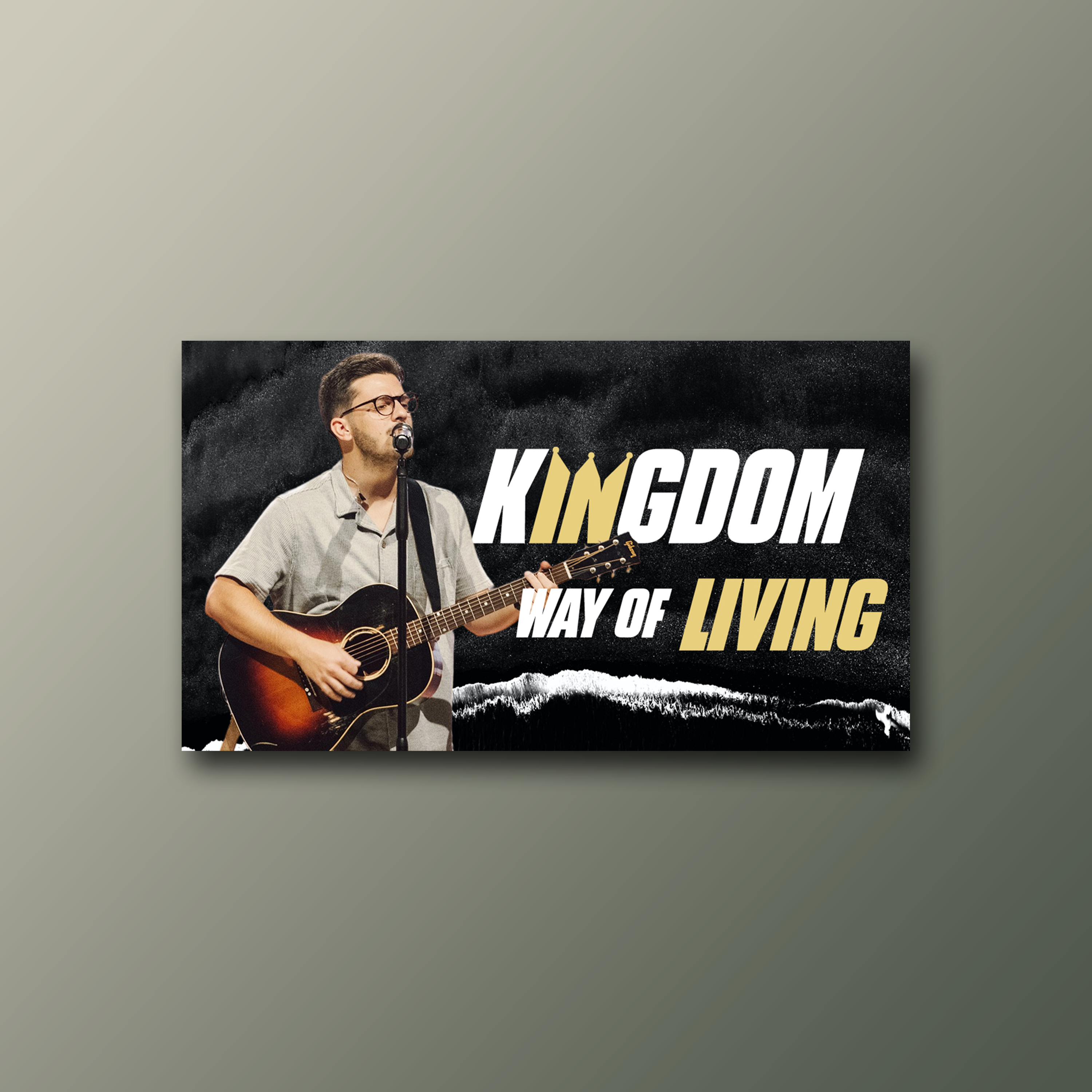Youtube Thumbnail Modern Grunge: Christ Fellowship Church branding church design graphic design grunge thumbnail youtube