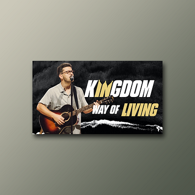 Youtube Thumbnail Modern Grunge: Christ Fellowship Church branding church design graphic design grunge thumbnail youtube