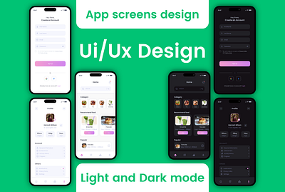UI UX design for mobile app dark mode ui ui ux design ux