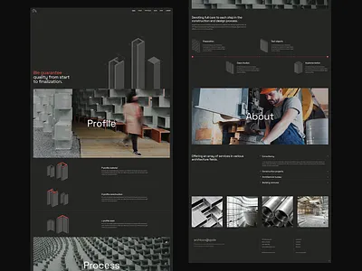 ArchiCon - Building Materials architect architecture building clean construction creative material modern portfolio theme web design website wordpress