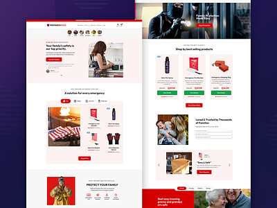 Prepared Hero figma landing page shopify web design web development webflow