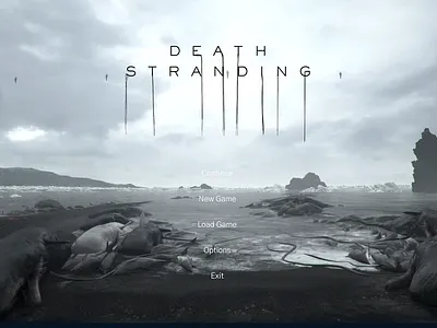 Random Death Stranding Main Menu UI