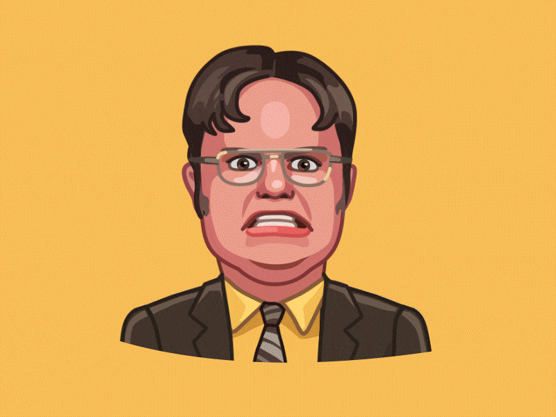 Office adobe aftereffects animated animation app celebrity design emoji face illustration logo motion design office reaction sticker telegram
