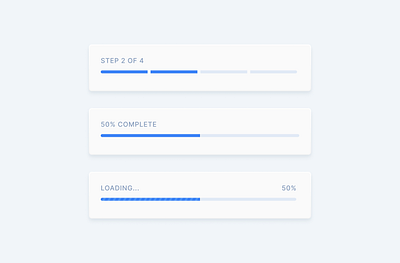 Minimal Progress Bars figma mobile view product design ui user testing ux web app