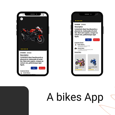 A Bike mobile app. app branding design figma graphic design illustration logo ui ux web design