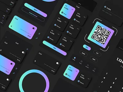 Design for crypto wallet app animation app design figma ui ux