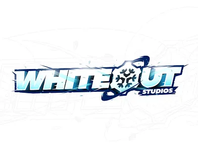 Whiteout Studios Logo blizzard branding design esport esports gaming ice logo logotype snow snow storm snowflake storm studio video game whiteout