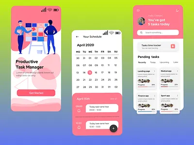 Task Management Mobile App Design