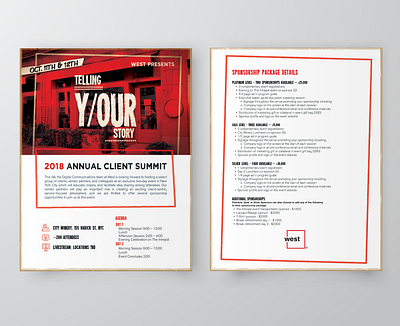 West Client Event Flyer