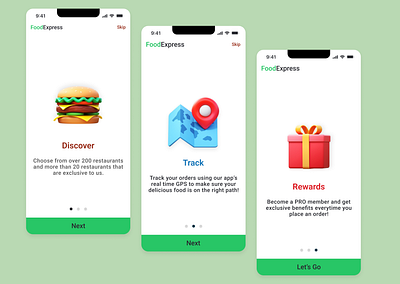 Daily UI - 23 : Onboarding design ui
