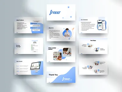 freeer presentation template google slide graphics design pitch deck pitch deck design powerpoint presentation presentation design