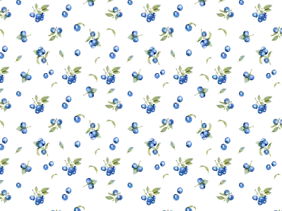 Blueberry all over print aop apparel design fashion graphic design pattern pattern design print repeat pattern seamless pattern design textile wallpaper watercolor