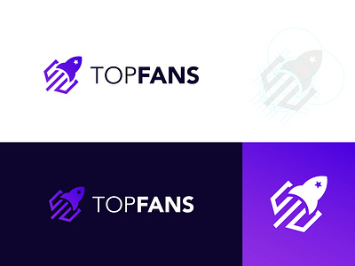 Top Fan Brand Identity Design brand identity branding celebrity clothing store community creative logo ecommerce icon logo mark logodesign logotype organic rocket logo social spaceship star symbol typography vector wordmark