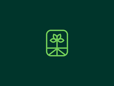 Tanalink - Brand identity brand brand identity farm green logo logotype palm tree tropical