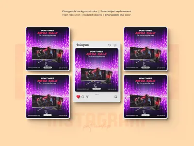 Desktop Banner | Social Media Post Design ad advertiging branding design desktop facebook ad facebook post flyer graphic design instagram ad instagram post pc shot social media ad banner social media banner social media post design stories tempate ui web banner