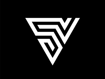 SV brand branding creative design geometric icon identity letter lettering logo logo design logotype mark minimalist monogram sv sv logo sv monogram symbol typography