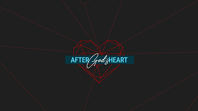 After God's Heart Sermon Art