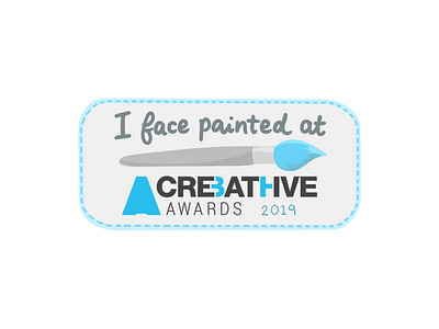 true story ! badge creative bath awards events face paint graphic design illustration procreate