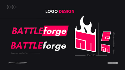 BATTLEforge LOGO DESIGN branding graphic design logo typography