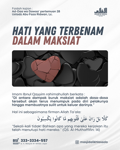 Poster Faidah Kajian