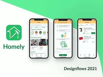 Homely UI Design design designflows ui ux