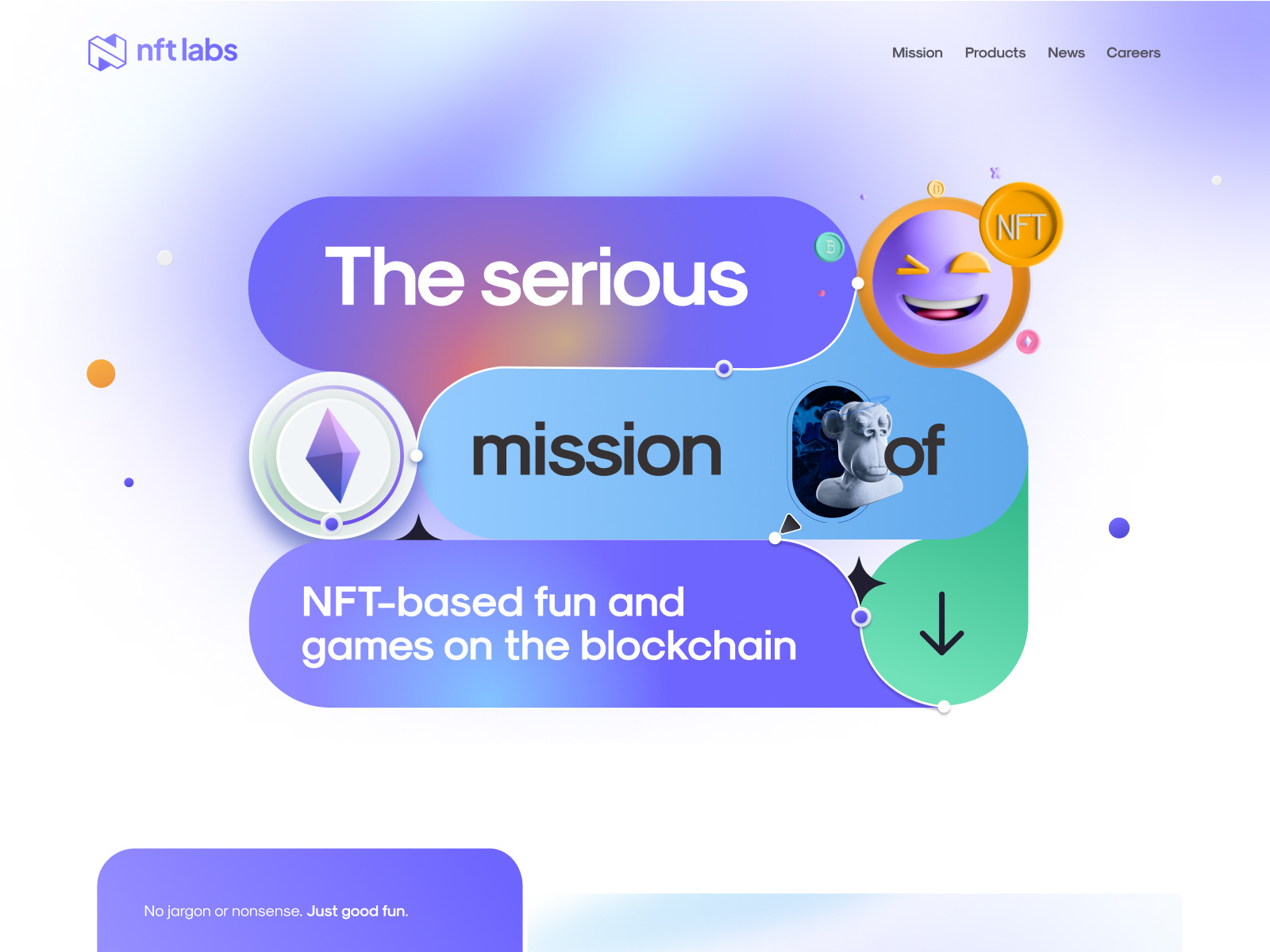 NFT LABS AGENCY WEBSITE DESIGN - UIUX DESIGN - WEB3 - METAVERSE agency website best 2022 websites bitcoin crypto design eth illustration metaverse modern website designs nft nft landing page nft website design nftart phenomenon solana ui website inspirations website layout website mockup