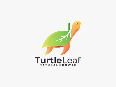 Turtle Leaf app branding design graphic design icon illustration leaf turtle logo logo turtle coloring turtle leaf logo ui ux vector