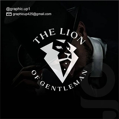 THE LION GENTLEMAN LOGO CONCEPT agency animal artis awesome logo brand branding design dribbble gentleman graphic design icon illustration lion logo logodesign logos negative space simple logo vector