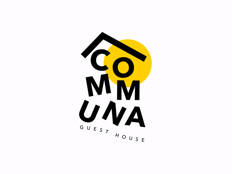COMMUNA logo Animation 2d 2d animation animation branding design graphic design illustration logo motion graphic motion graphics motiongraphics