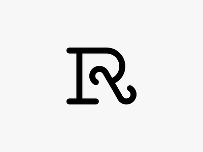 Remedi icon logo minimal modern monogram r simple